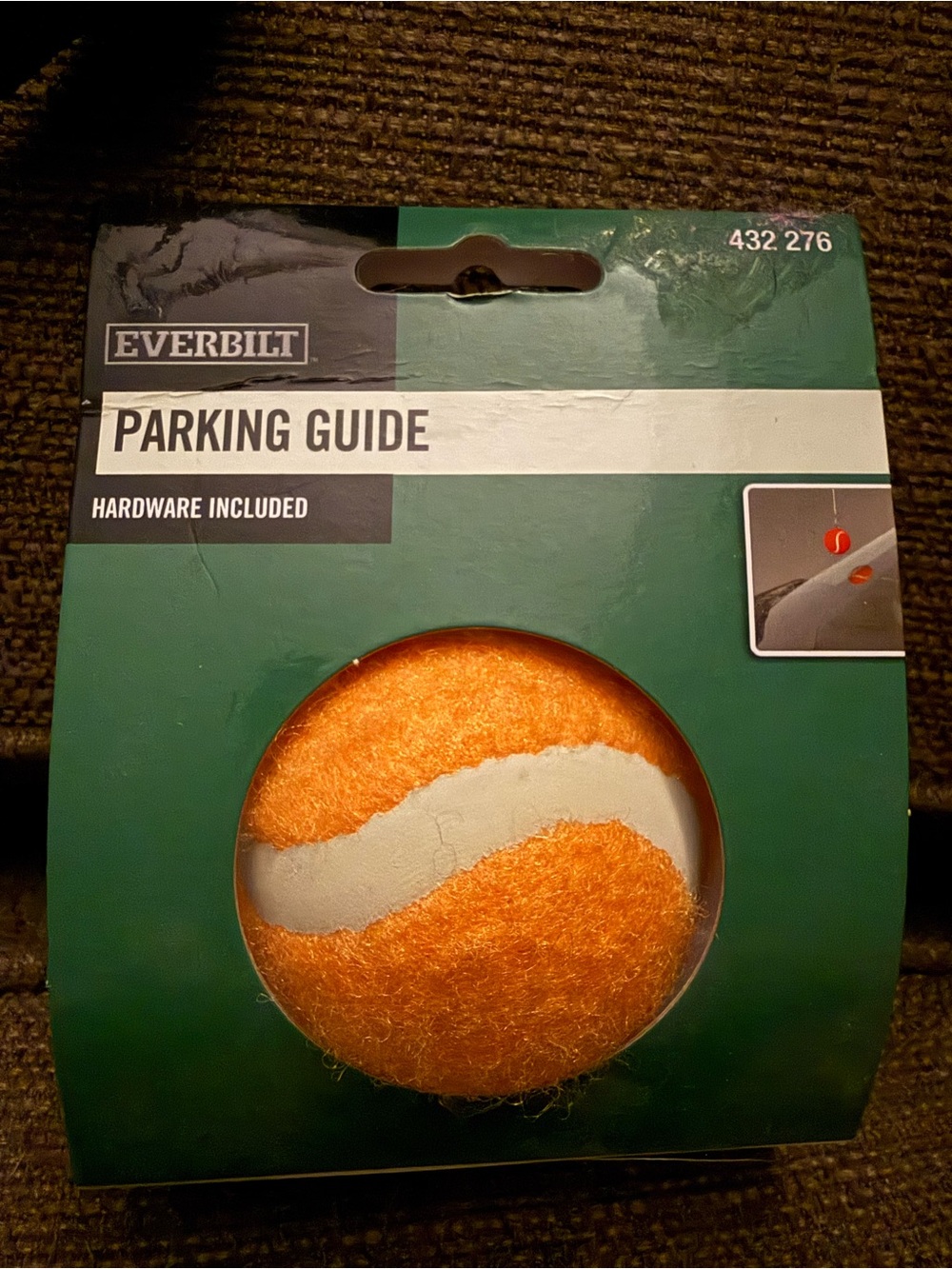 Everbilt Orange Tennis Ball Parking Guide